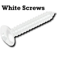 Screws White (50 extra pcs)