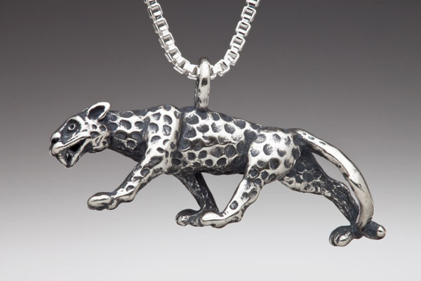 rainforest jewelry - jaguar charm