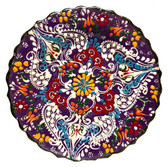 Turkish Ceramics~7 inch Plate-purple