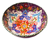 Turkish Ceramics~Large Bowl~purple