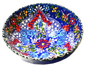 Turkish Ceramics~Large Bowl~navy