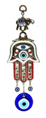 Hamsa & Evil Eye Wall Decor-red