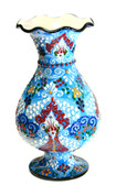 Turkish Ceramic Vase~blue