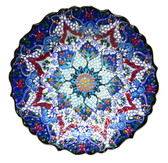 Turkish Ceramic Plate-10 inch/25cm-navy