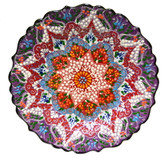 Turkish Ceramic Plate-10 inch/25cm-purple