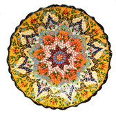 Turkish Ceramic Plate-10 inch/25cm-yellow