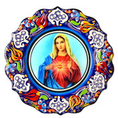 Turkish Ceramics-Ikona Series-Mary-plate diameter: 7inch (18cm)