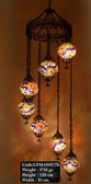 Mosaic Glass Chandelier
