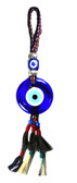 Evil Eye Wall Decor-with Handwoven Wool Strap