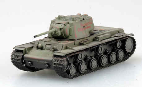 1/72 Diecast Tank WWII Russian KV-3 Heavy Tank Soviet Army Model w/ Display Case 