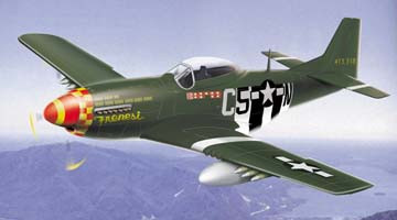 P-51 Mustang US Army Air Corps D-Day Frenesi, 1:100 Franklin Mint