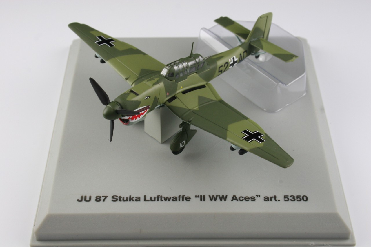 JU-87 Stuka Luftwaffe WWII Sharks Mouth, 1:100 Franklin Mint FM-5350