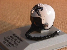 Pilot Helmet Black Panther 1:8 Scale Franklin Mint