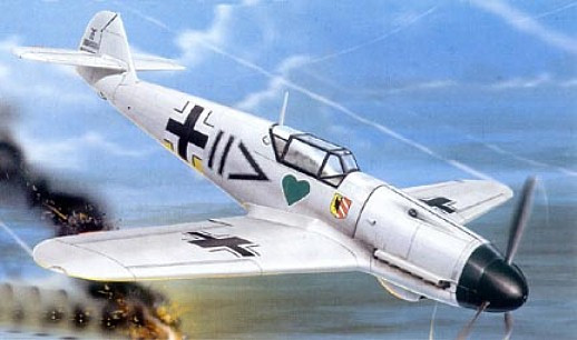 1:48 BF-109 Messerschmitt Luftwaffe "Hartman" 
