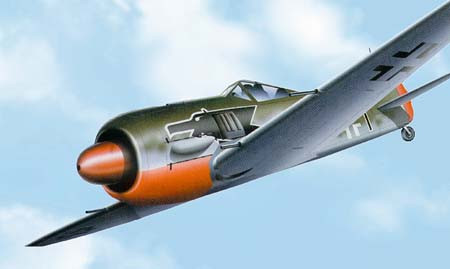 FW-190 Focke-Wulf Luftwaffe III./JG2 Richthofen, 1:48 Franklin
