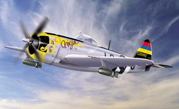海外から輸入 P-47 Thunderbolt  USAAF 航空機・ヘリコプター
