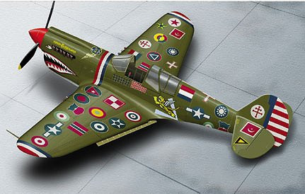 フランクリンミント コレクションアーマー P-40 ウォーホークUSAAF P-40N Warhawk USAAF 