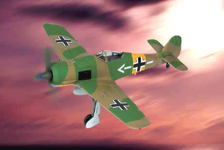 FW-190 Focke-Wulf Luftwaffe JG 54, 1:48 Franklin Mint FM-B11E401