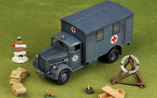 Opel Kfz.305 Blitz Truck German Army, France, 1940, w/1 Figure