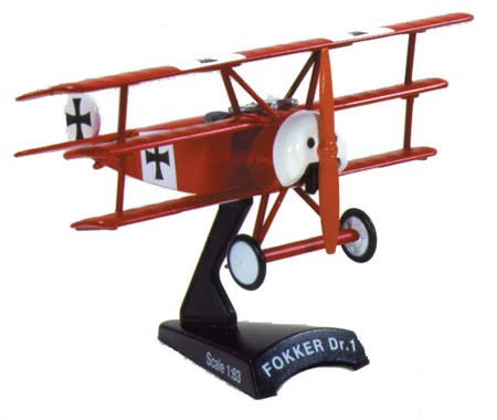 Dr.I Triplane Luftstreitkrafte JG 1, The Red Baron, 1:63 Postage