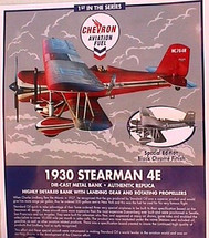 Stearman Chevron 1930 4E #1 in the Series Standard Edition Racing Champions & Ertl