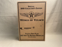 Ford Tri-Motor Wings of Texaco Gold Chrome #7 in the Series Special Edition Racing Champions & Ertl