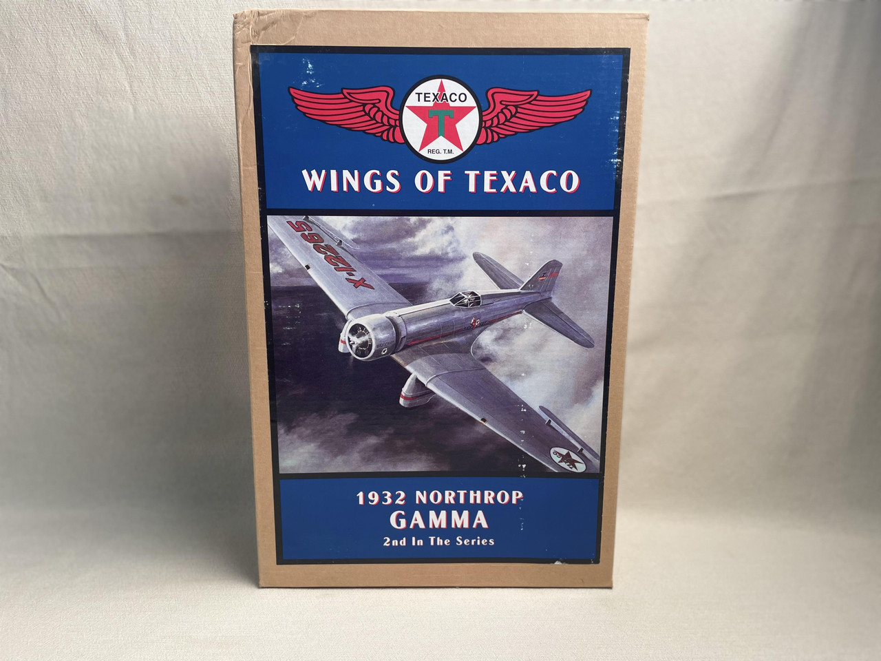 Ertl  NIB Wings of Texaco #2 1932 Northrop Gamma Die Cast Collectible 