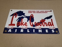 Lake Central Airlines Standard Signs