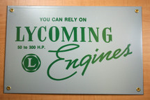 Lycoming Standard Signs