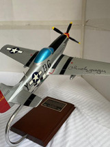 P-51D Mustang Yeager signed