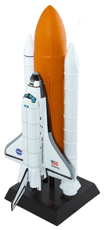 Daron Worldwide Trading E4310 Space Shuttle Full Stack 1/100 Atlantis AIRCRAFT 
