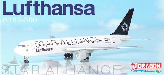 Lufthansa Star Alliance B767-300, OE-LAY, 1:400 Dragon Models DM