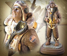 "Another Mission" (Tuskegee Airmen Edition) Hand-Painted Sculpture Garman Scultures