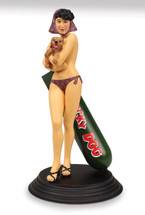 Lucky Dog Nose Art Statuette - B-24L/M Liberator, 26th BS, 11th BG, 7th AF Flightplan Collectibles