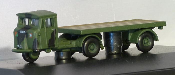 Oxford Military 1/148 Scammell Mechanical Horse RASC Flatbed Trailer NMH017