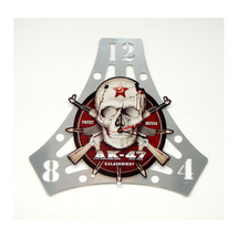 AK-47 Skull Layered Clock Pasttime Signs