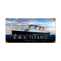 RMS Titanic Vintage Metal Sign Pasttime Signs