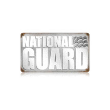 National Guard Vintage Metal Sign Pasttime Signs