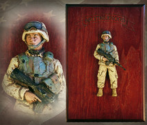 Sculpted Figures "Mini American Soldier: Brotherhood Edition - Handpainted NEW" Garman Sculptures