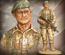 Sculpted Figures "Special Forces: Desert Camouflage Ì_å Handpainted" Garman Sculptures GAR-MG2162