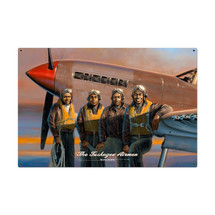 "Tuskegee Airmen" Metal Sign Pasttime Signs