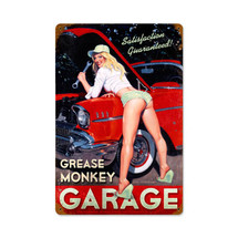 Grease Monkey Garage Vintage Metal Sign Pasttime Signs