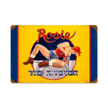 Rosie the Riveter Vintage Metal Sign Pasttime Signs