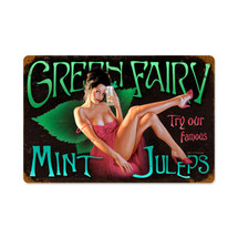 Green Fairy Vintage Metal Sign Pasttime Signs