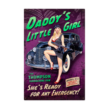 Daddy's Little Girl Metal Sign Pasttime Signs