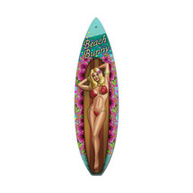Beach Bunny Surfboard Metal Sign Pasttime Signs