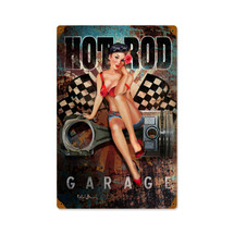 Hot Rod Garage Vintage Metal Sign Pasttime Signs