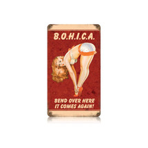 BOHICA Vintage Metal Sign Pasttime Signs
