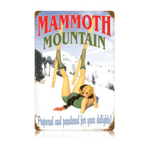 Mammoth Mountain Vintage Metal Sign Pasttime Signs PT-V456