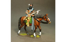Mounted Indian Tracking (B), single mounted figure